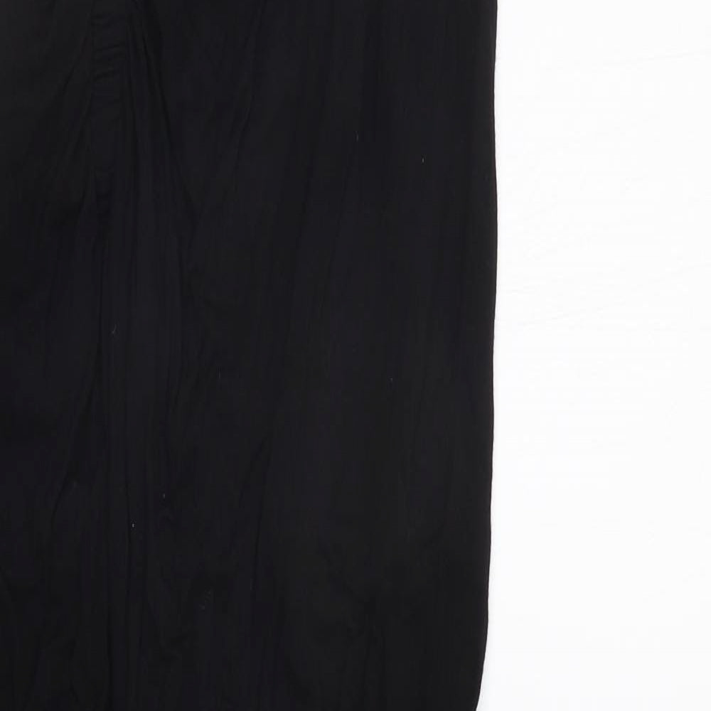 Bloom Womens Black   A-Line Skirt Size 10  - Elasticated Waist
