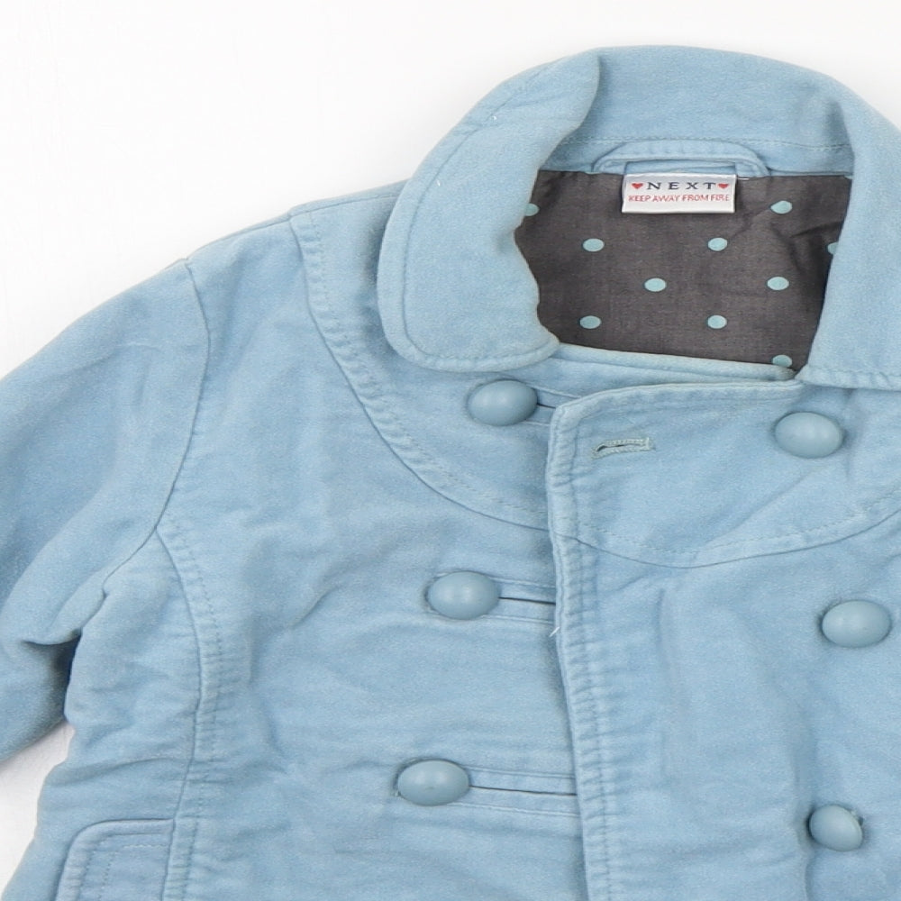 NEXT Girls Blue   Jacket Coat Size 12-18 Months