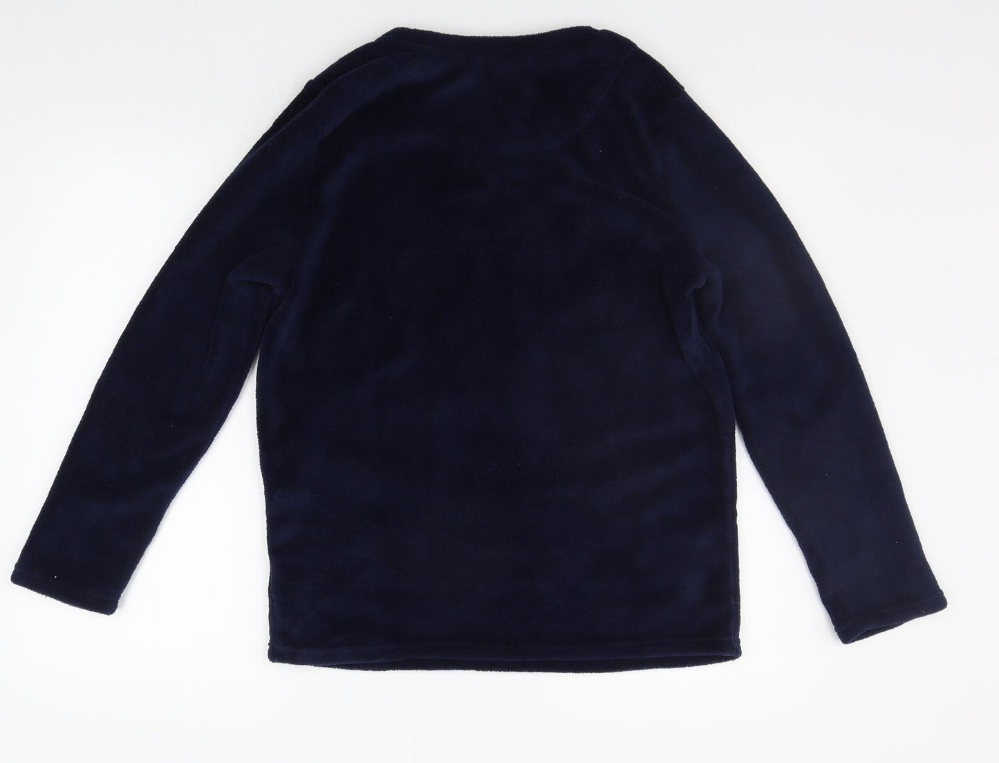 LOVE TO LOUNGE Womens Blue Solid  Top Pyjama Top Size S  - STAR