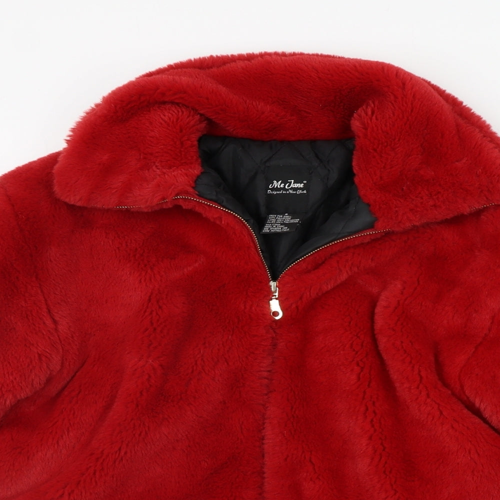 Me Jane Womens Red   Jacket Coat Size S