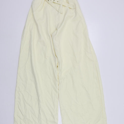 Misspap Womens Yellow   Trousers  Size 10 L33 in