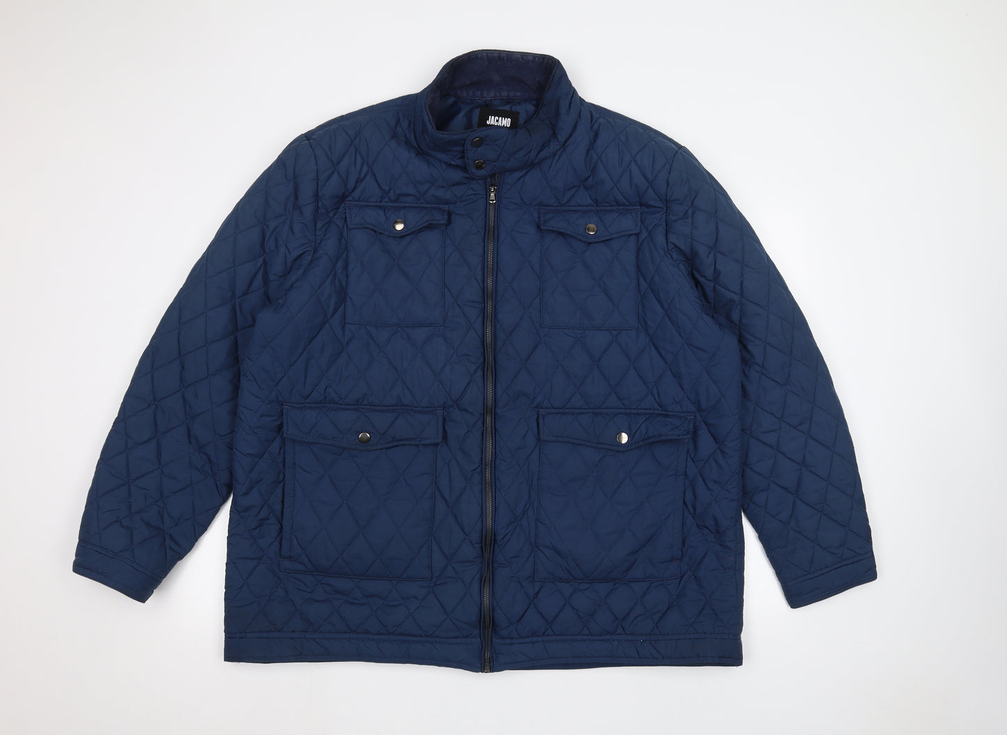 Jacamo Mens Blue   Pea Coat Coat Size 2XL