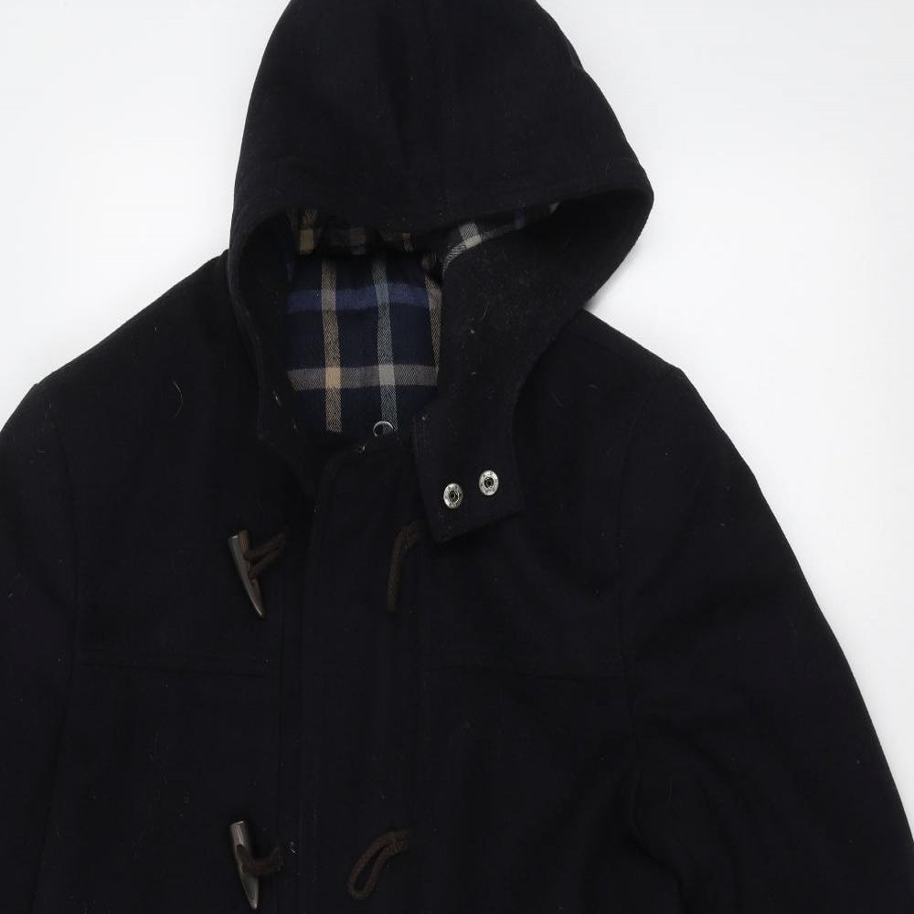 F&F Mens Blue   Parka Coat Size S