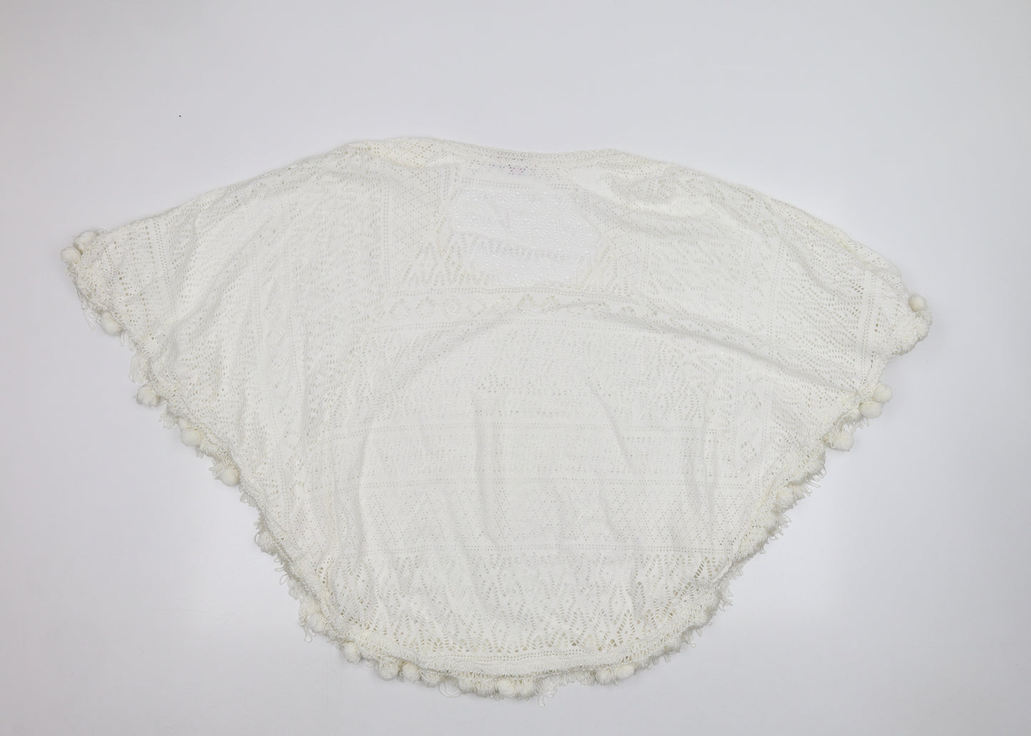 Calypso Womens White   Pullover Jumper Size S