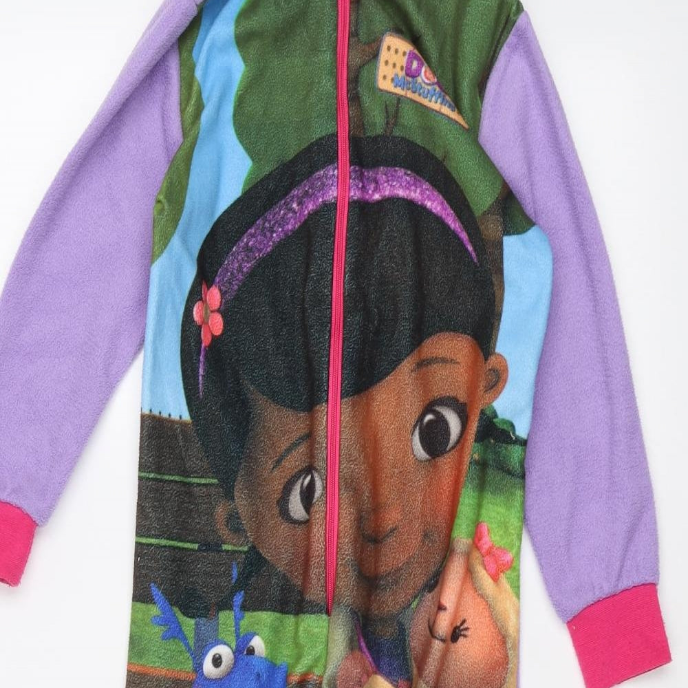 Disney Girls Purple Solid  Cami One Piece Size 5-6 Years