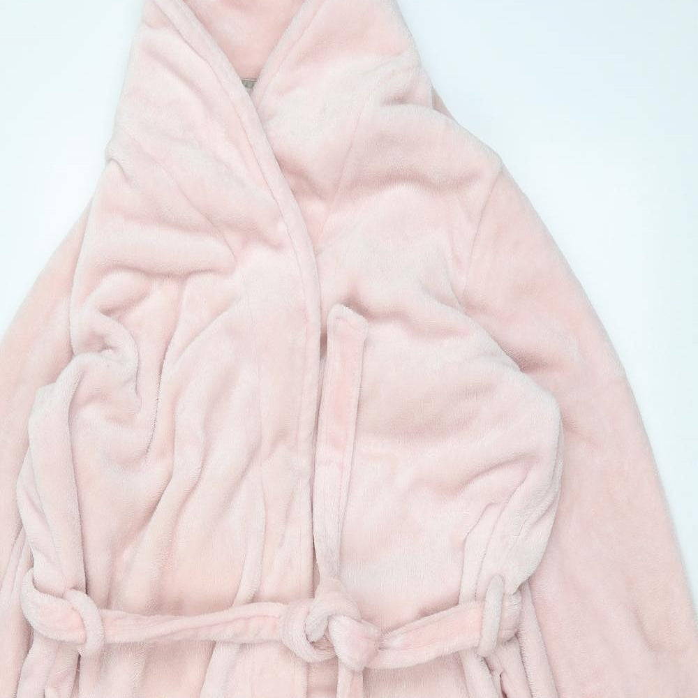 NEXT Womens Pink Solid  Babydoll Robe Size L