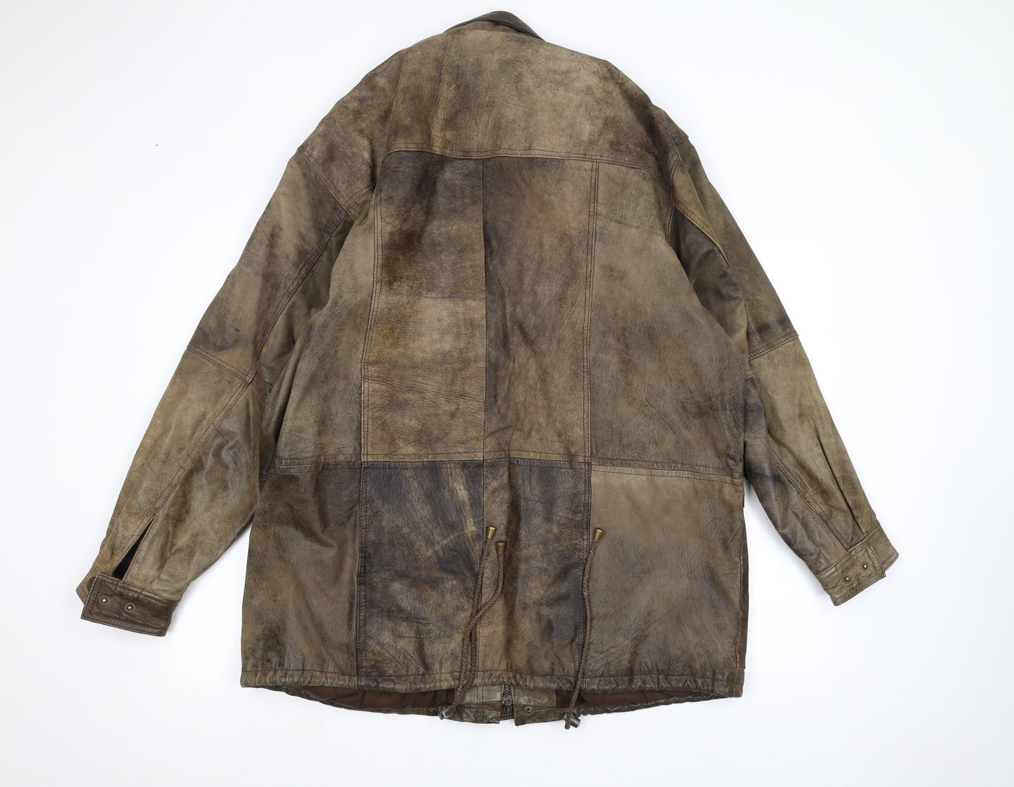 Preworn Mens Brown   Pea Coat Coat Size XL