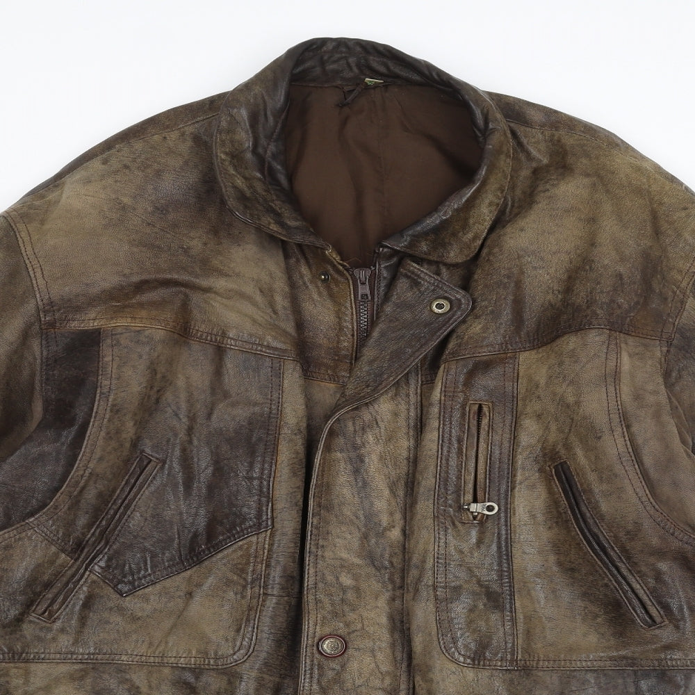 Preworn Mens Brown   Pea Coat Coat Size XL