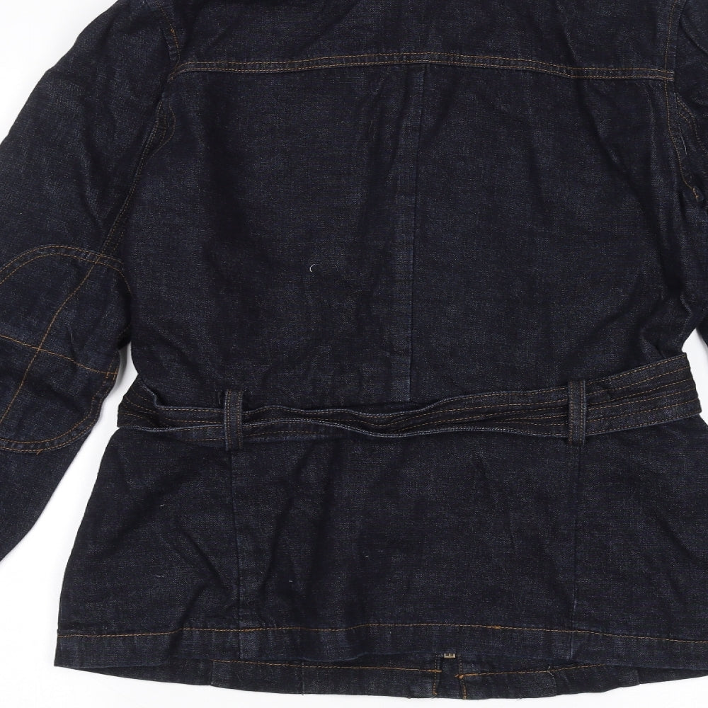 Moto Womens Blue   Jacket  Size 8