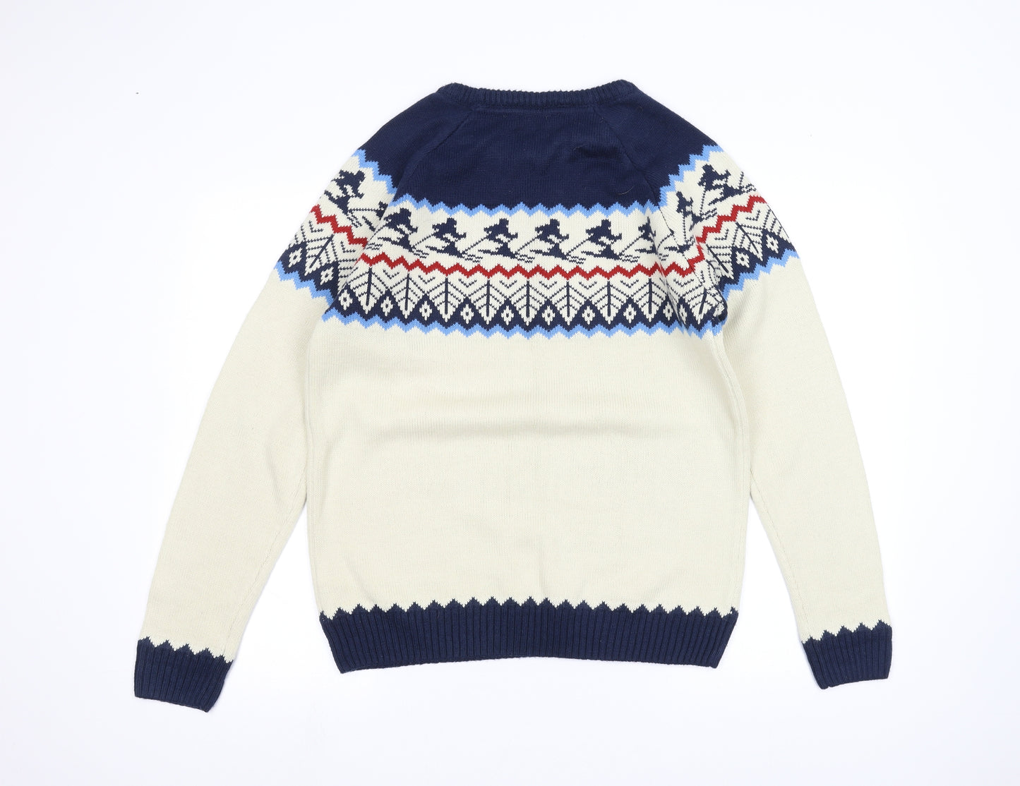 Cedar Wood State Mens White   Pullover Jumper Size M