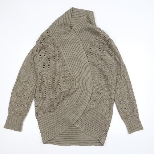 Select Womens Brown   Jacket Coatigan Size 18