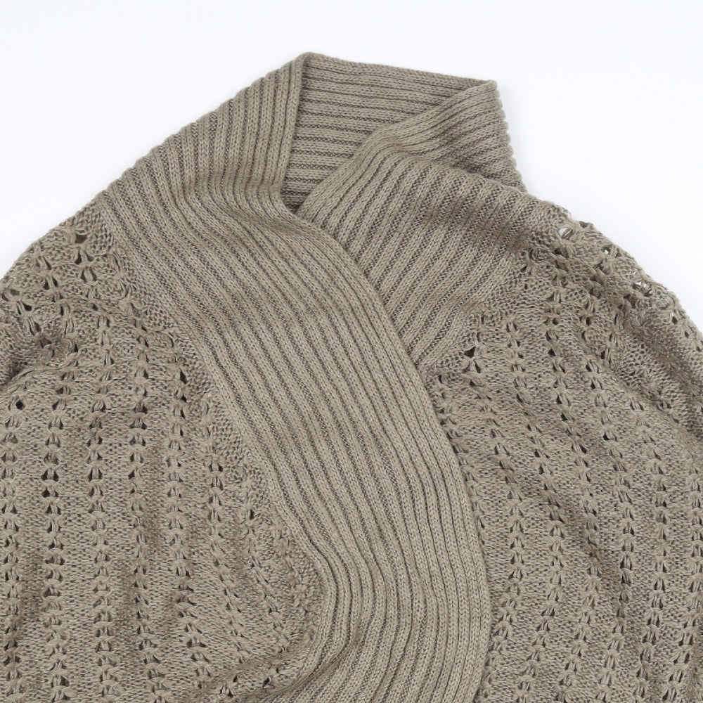 Select Womens Brown   Jacket Coatigan Size 18