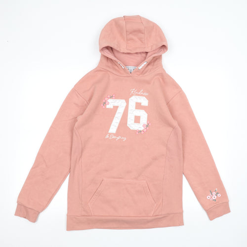 Primark Girls Pink   Pullover Hoodie Size 13-14 Years