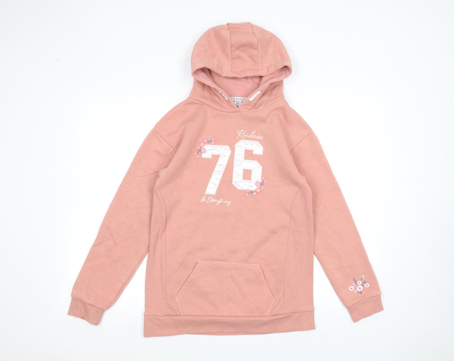 Primark Girls Pink   Pullover Hoodie Size 13-14 Years