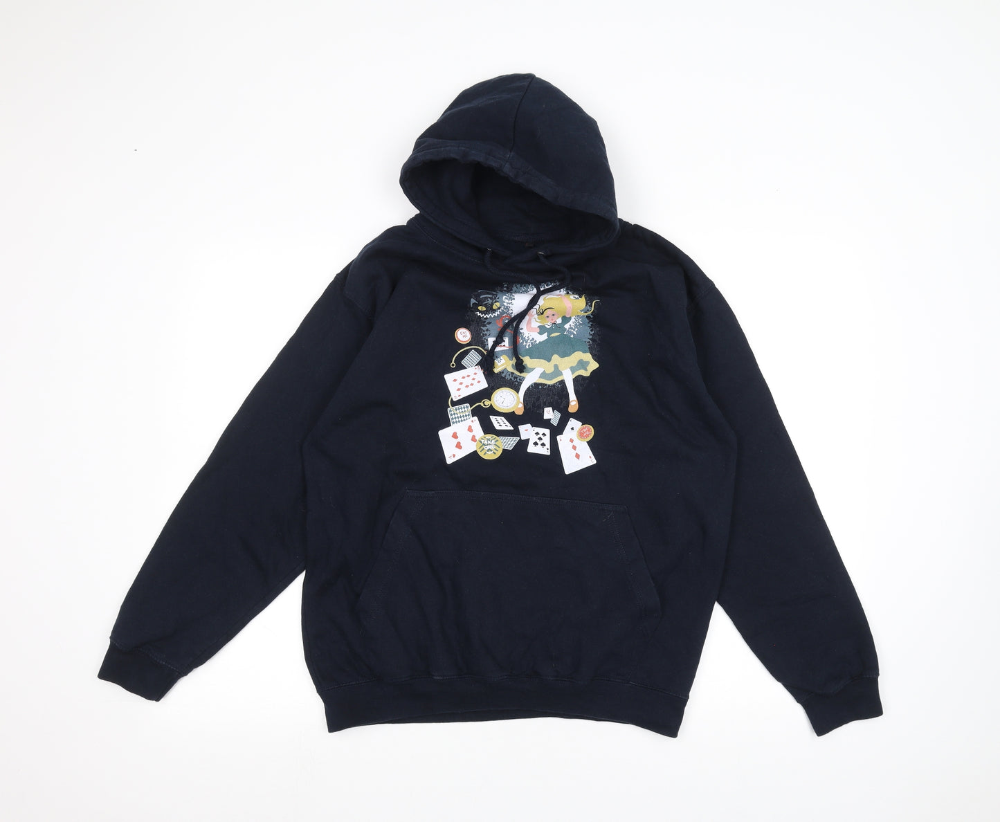 Preworn Mens Blue   Pullover Hoodie Size M