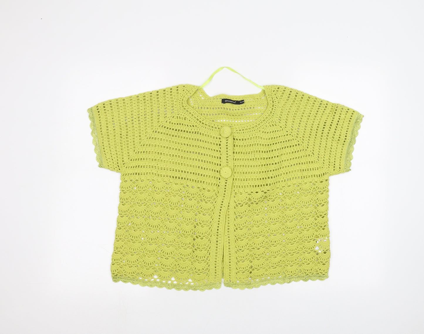 Atmosphere Womens Yellow   Cardigan Jumper Size 18