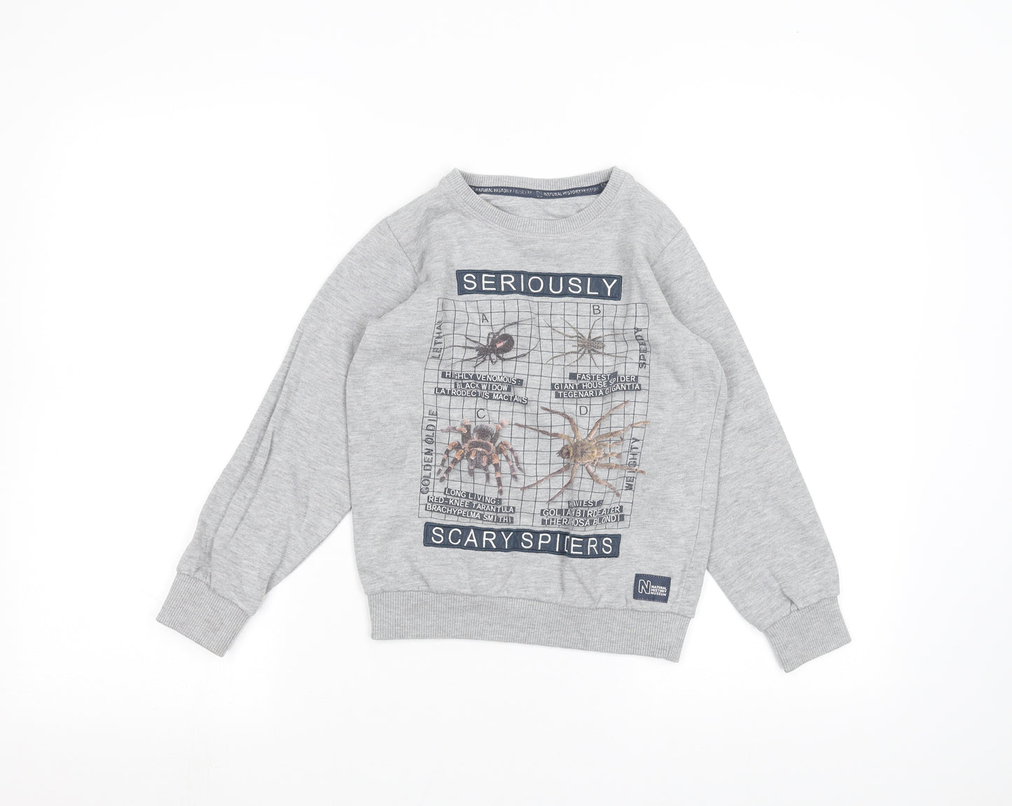 Marks and Spencer Boys Grey   Pullover Jumper Size 6-7 Years