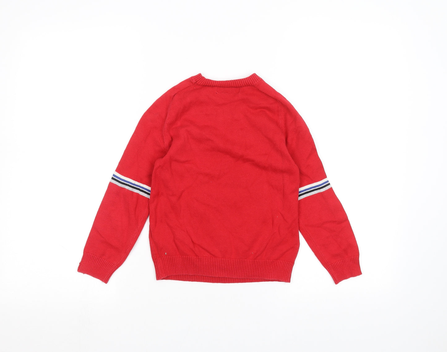NEXT Boys Red   Pullover Jumper Size 6 Years