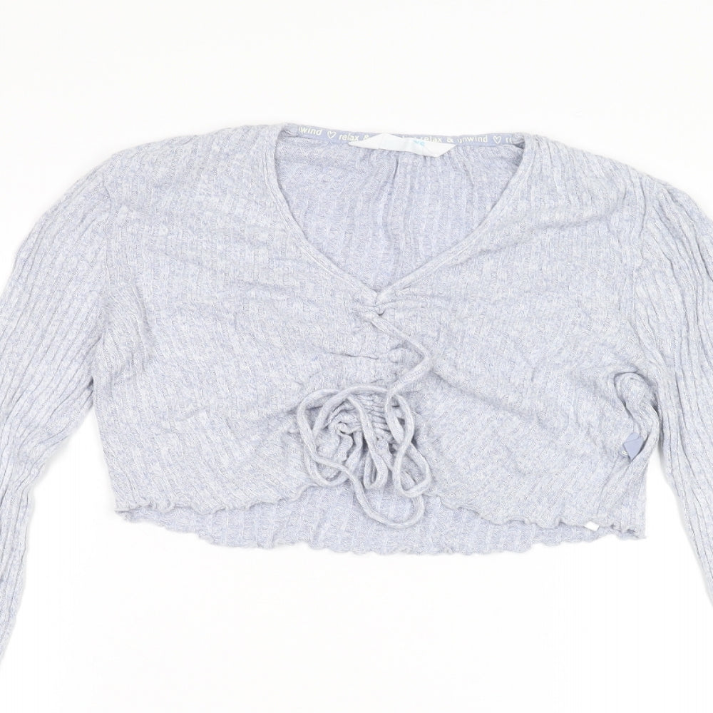 Primark Womens Blue   Basic T-Shirt Size 6