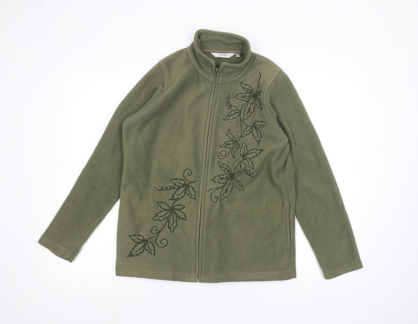EWM Womens Green   Full Zip Jumper Size S
