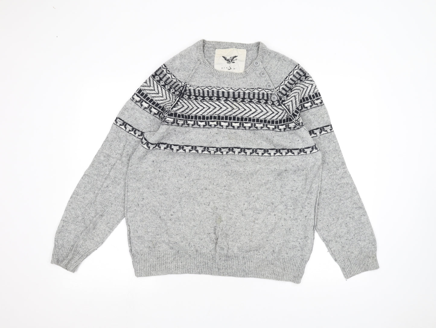 Preworn Mens Grey   Pullover Jumper Size L