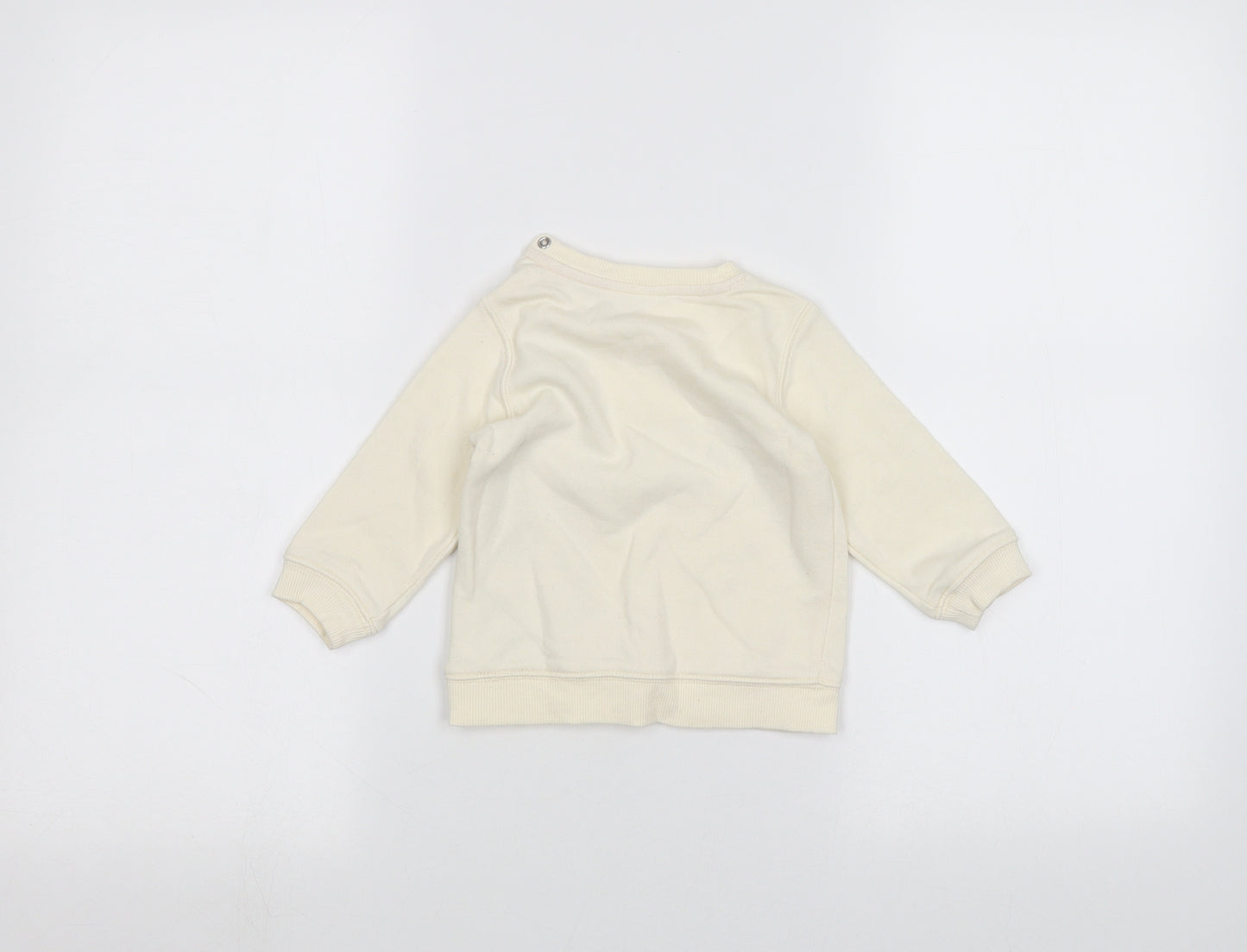 Disney Baby White   Pullover Jumper Size 6-9 Months