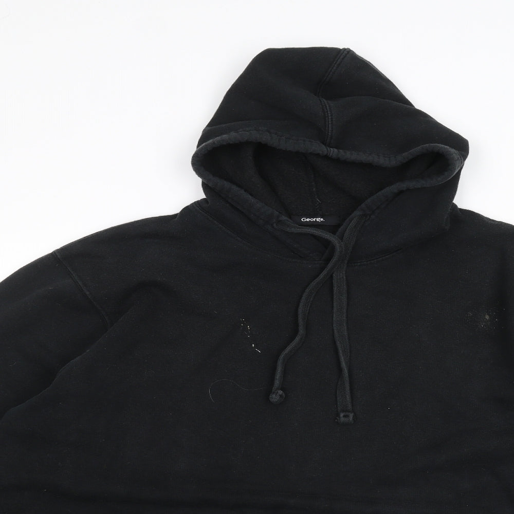 George Mens Black   Pullover Hoodie Size XL