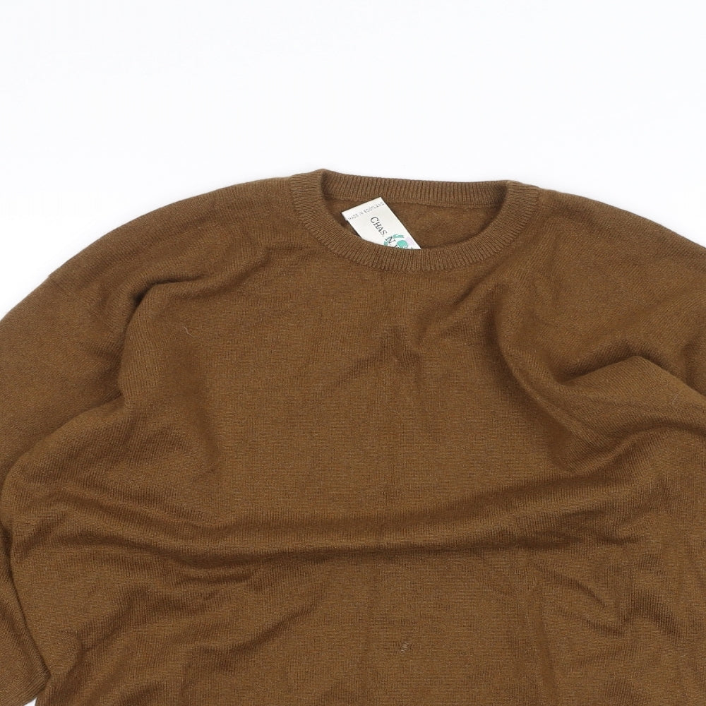 Chas N Whillans Womens Brown   Pullover Jumper Size M