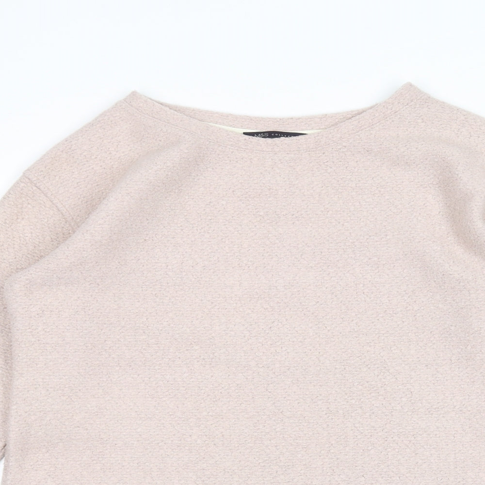 Marks and Spencer Womens Pink   Pullover Jumper Size 8