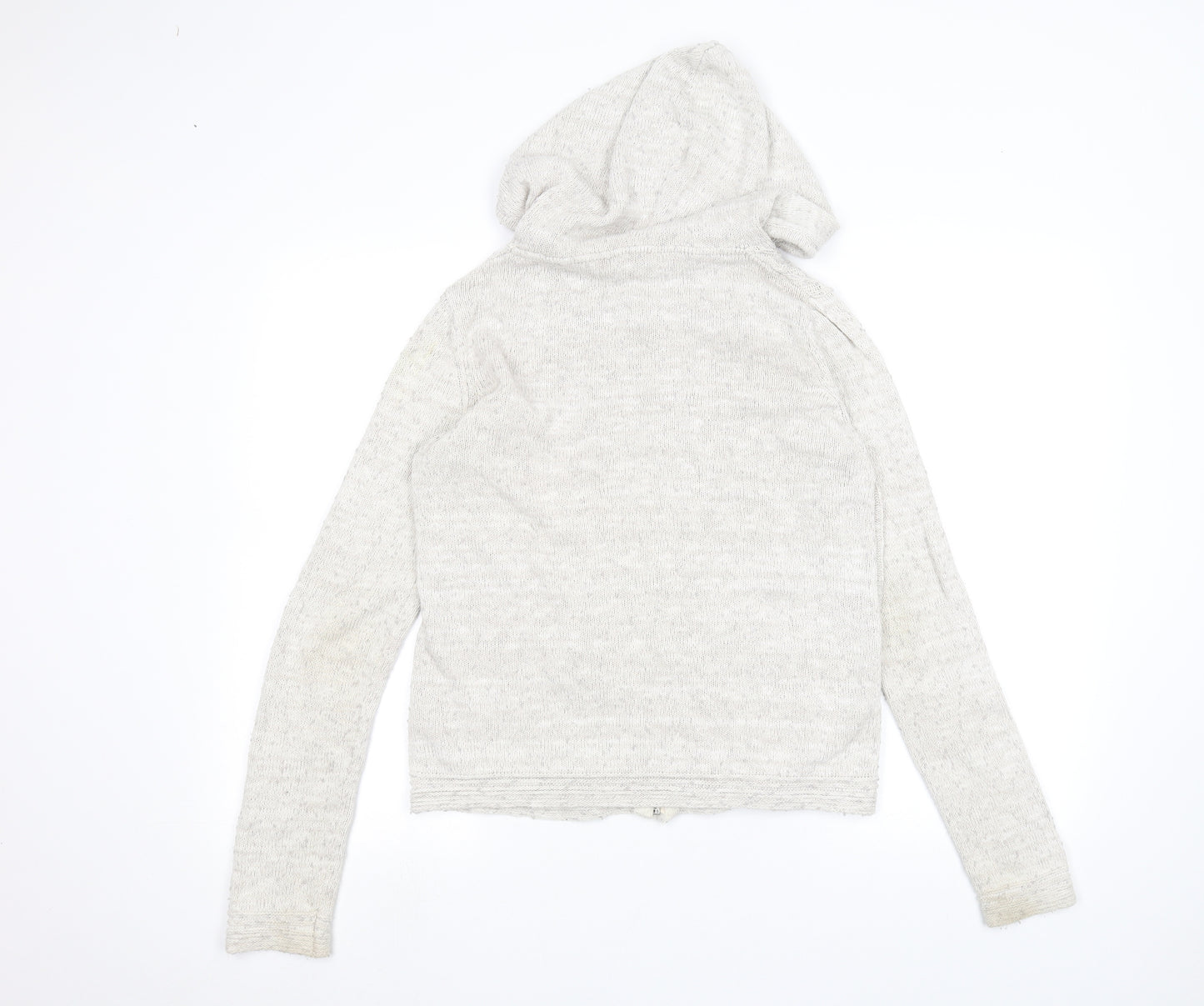 Fat Face Womens White   Full Zip Hoodie Size 10