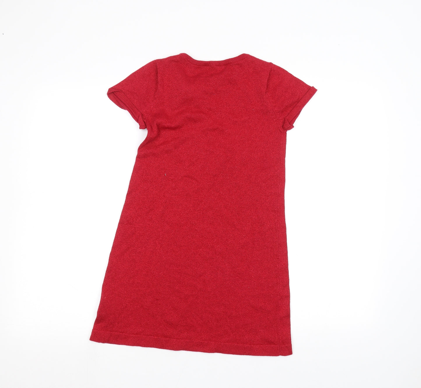 H&M Girls Red   Basic T-Shirt Size 9-10 Years