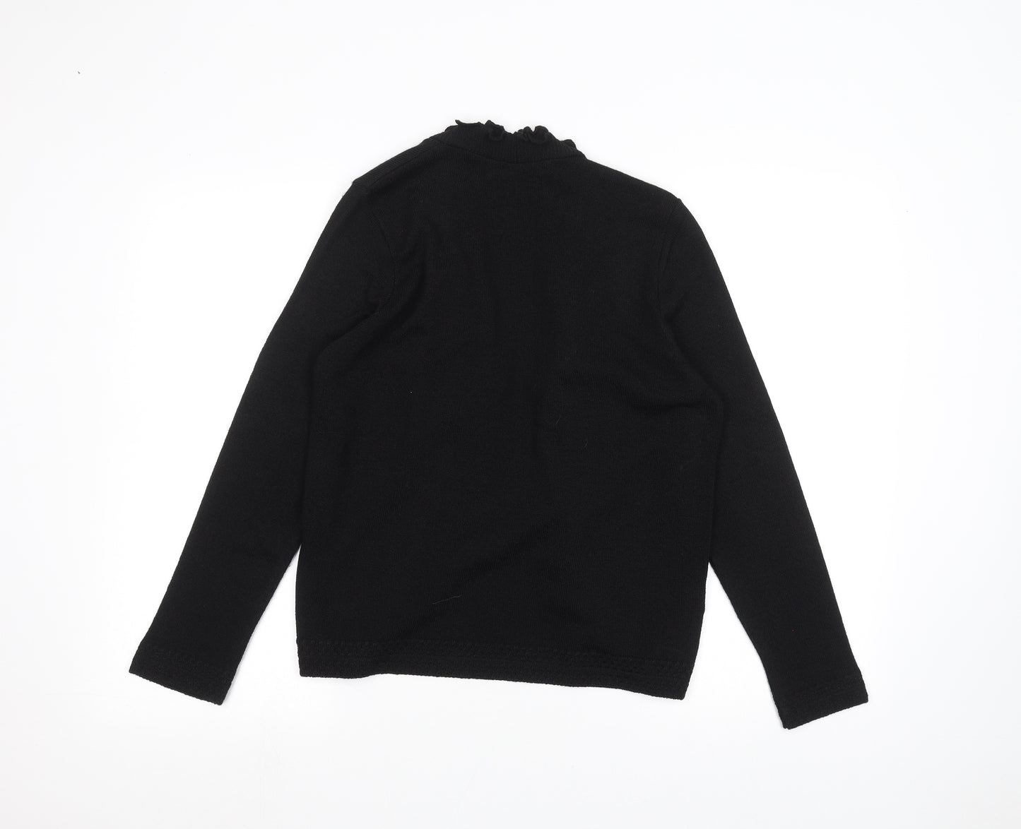 Claudia Ciuti Womens Black   Cape Jumper Size M