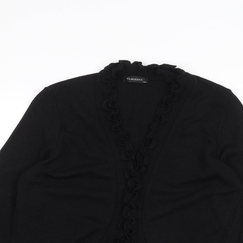 Claudia Ciuti Womens Black   Cape Jumper Size M