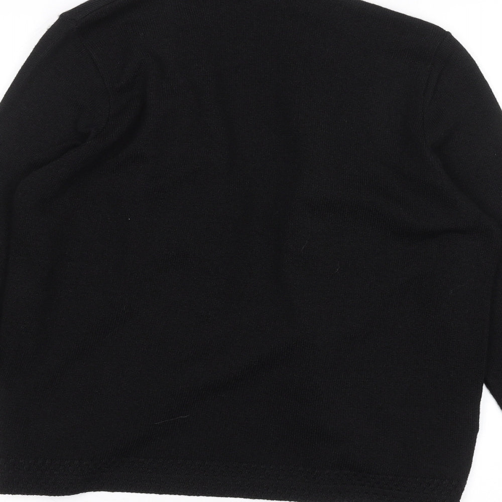 Claudia Ciuti Womens Black   Cape Jumper Size M