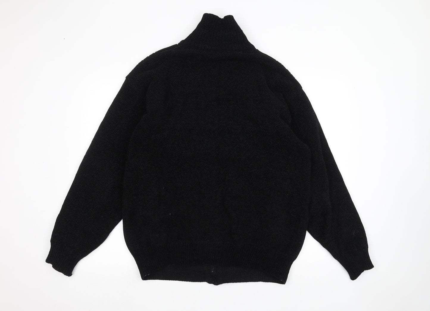 Heritage Womens Black   Full Zip Jumper Size 2XL