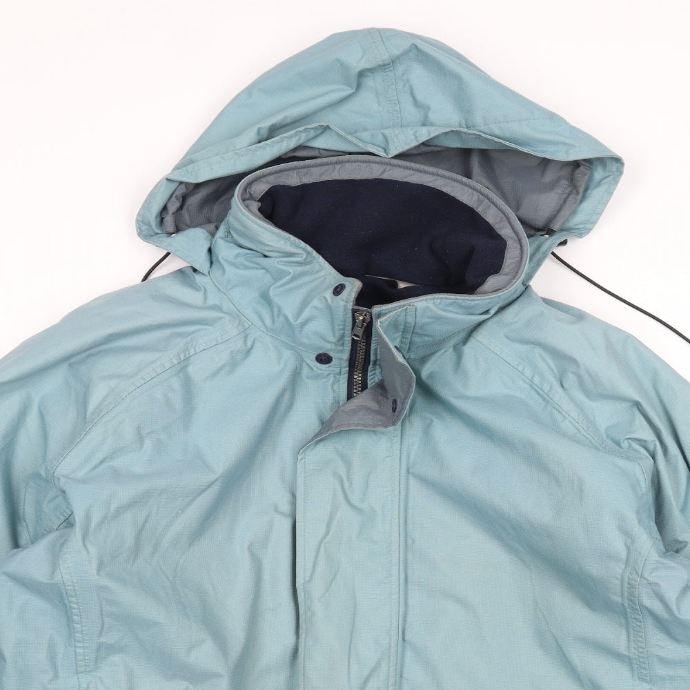 Gill Womens Blue   Parka Coat Size 10