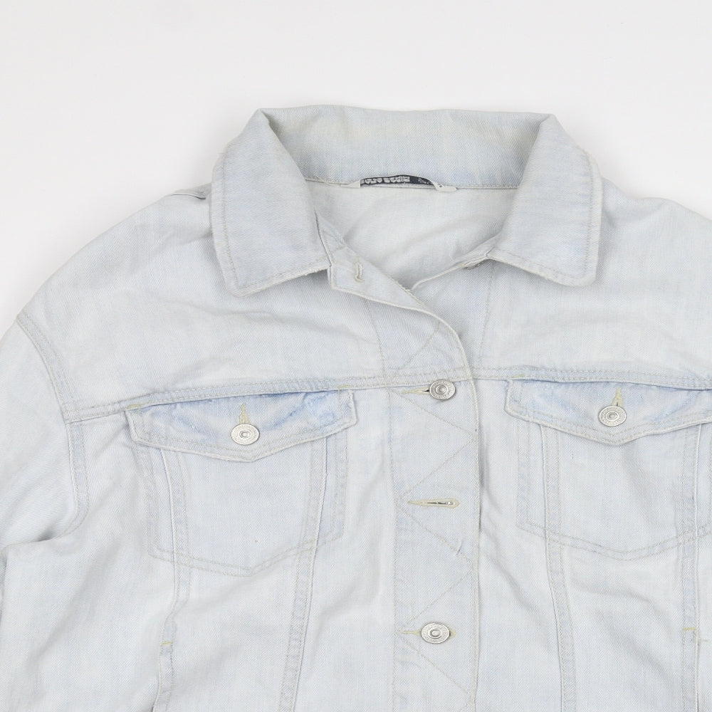 Zara Womens Blue  Denim Jacket  Size M