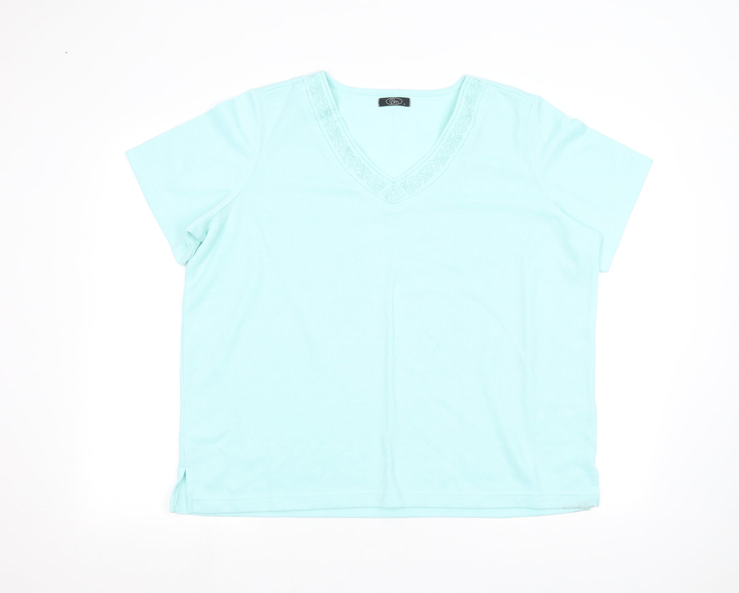 BM Womens Blue   Basic T-Shirt Size L