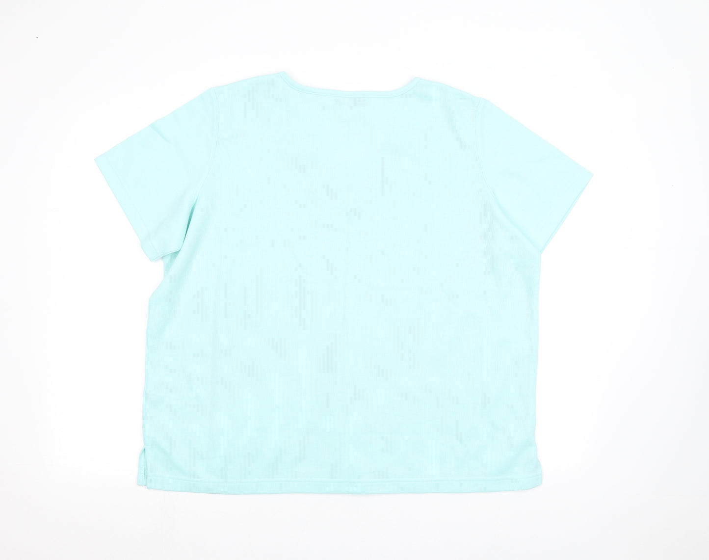 BM Womens Blue   Basic T-Shirt Size L