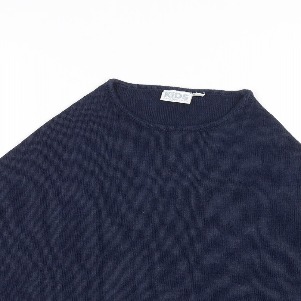 KIDS Girls Blue   Pullover Jumper Size 7-8 Years