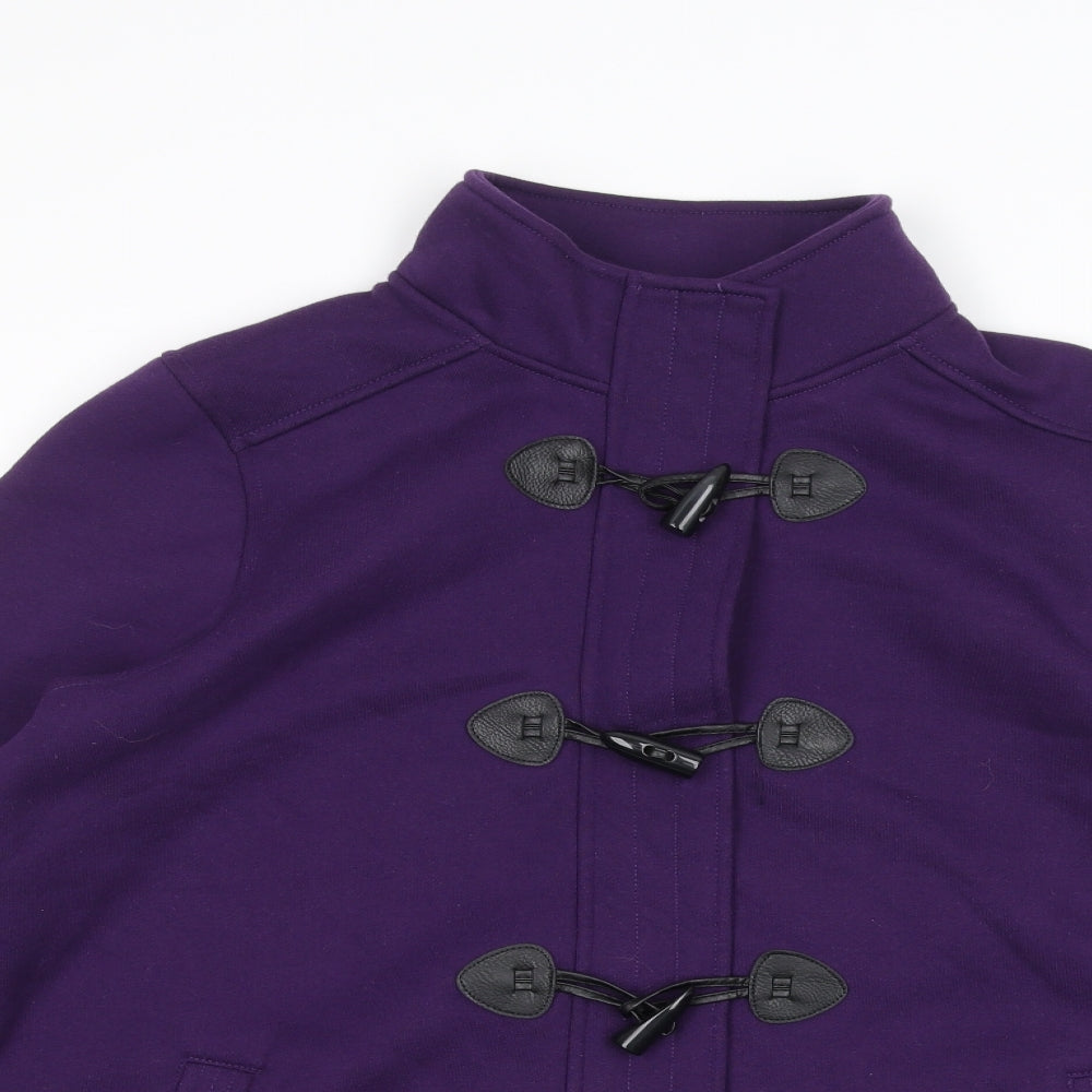 BM Womens Purple   Full Zip Jumper Size M