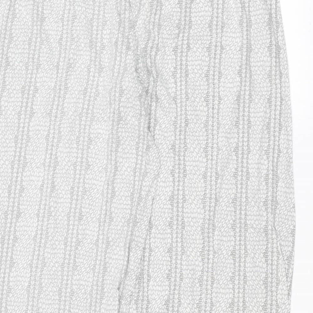 Primark Womens White   Trousers  Size L L25 in