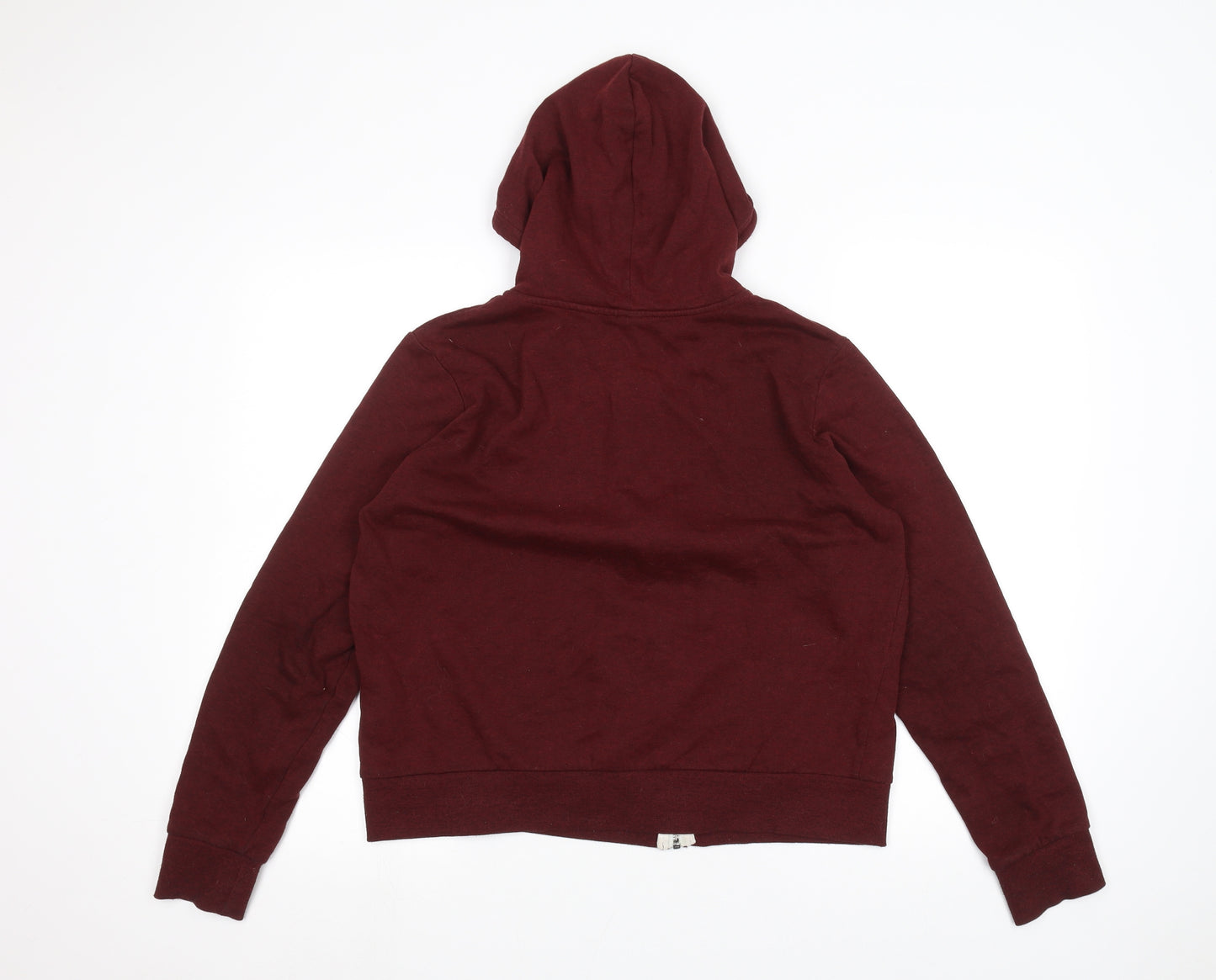 H&M Womens Red   Full Zip Hoodie Size L