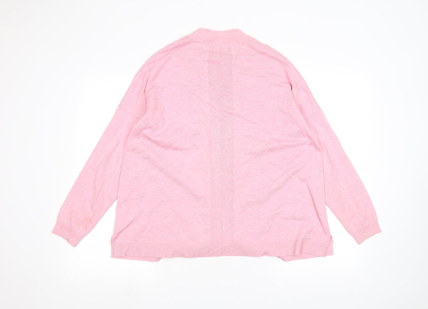 M&Co Womens Pink   Cardigan Jumper Size 18