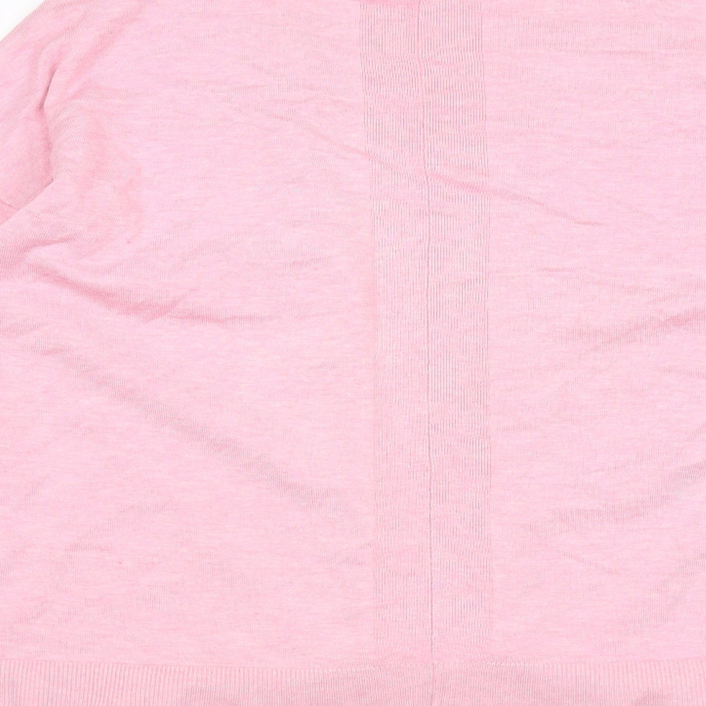 M&Co Womens Pink   Cardigan Jumper Size 18