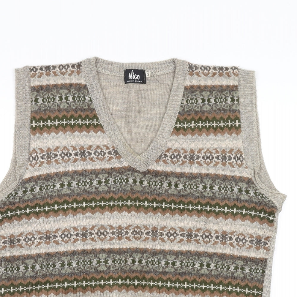 nico Womens Brown   Pullover Jumper Size M