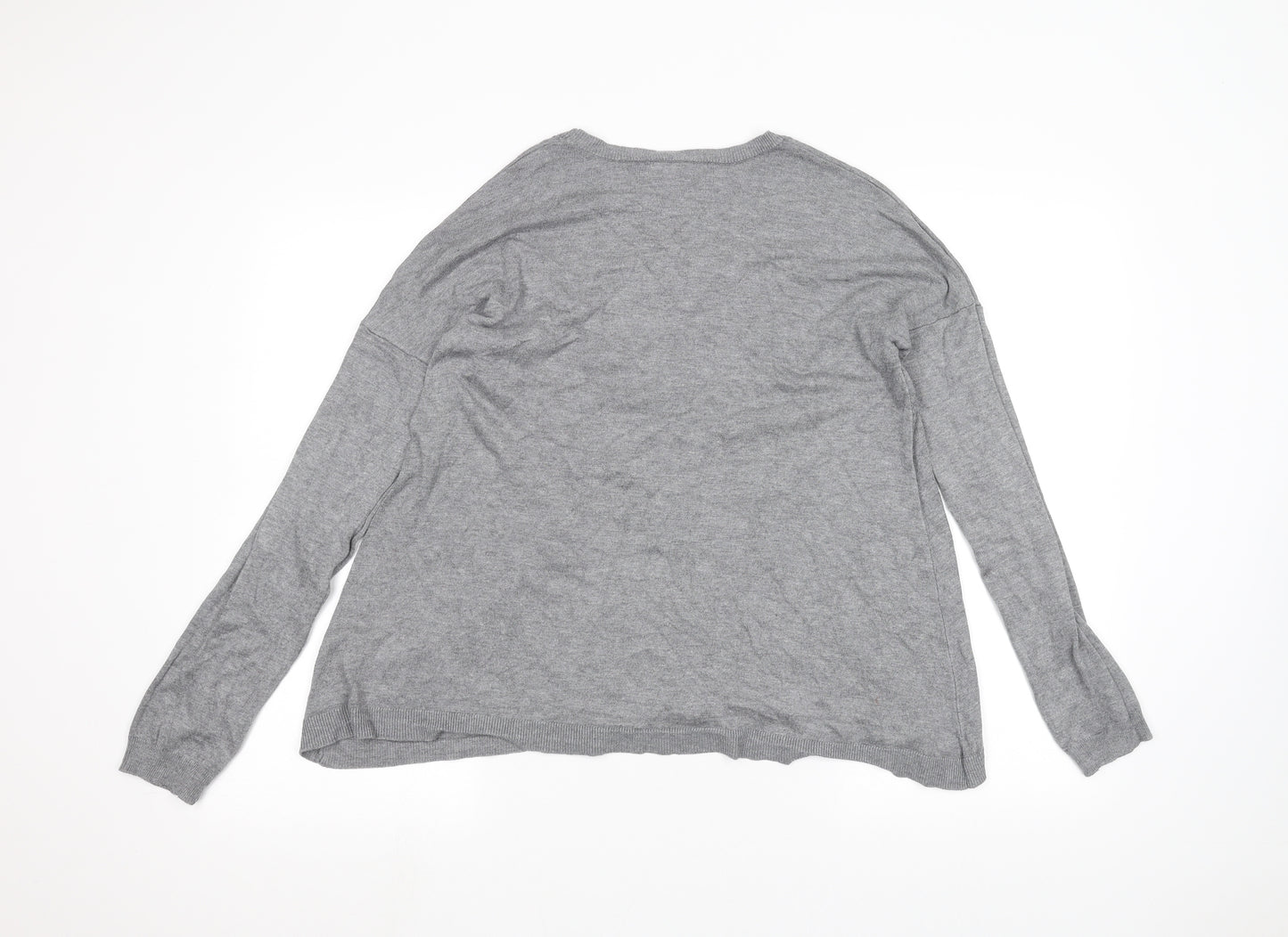 Atmosphere Womens Grey   Basic T-Shirt Size 16