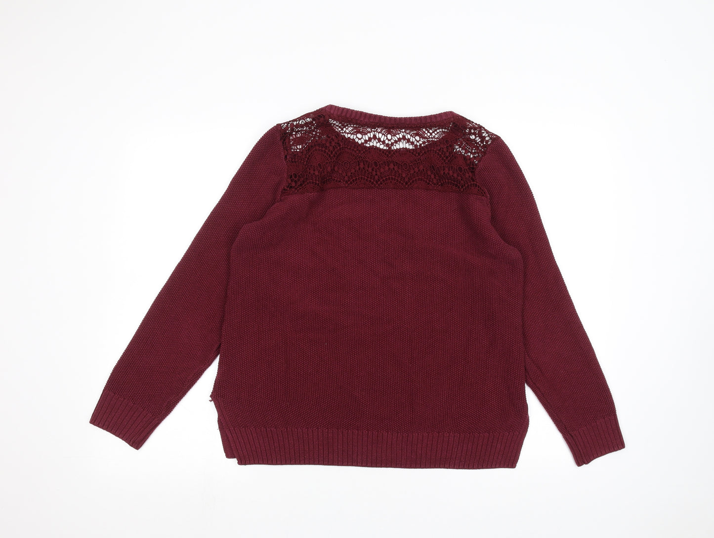 George Womens Red   Pullover Jumper Size 14