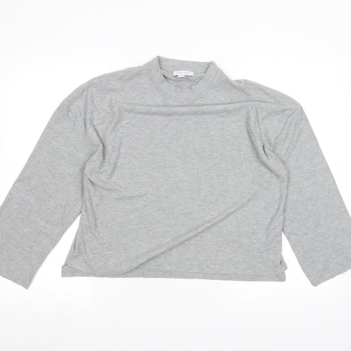 Topshop Womens Grey   Basic T-Shirt Size 6
