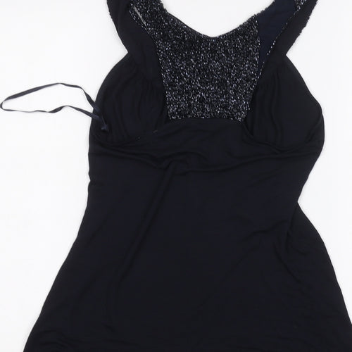 Oasis Womens Blue   Basic T-Shirt Size 8